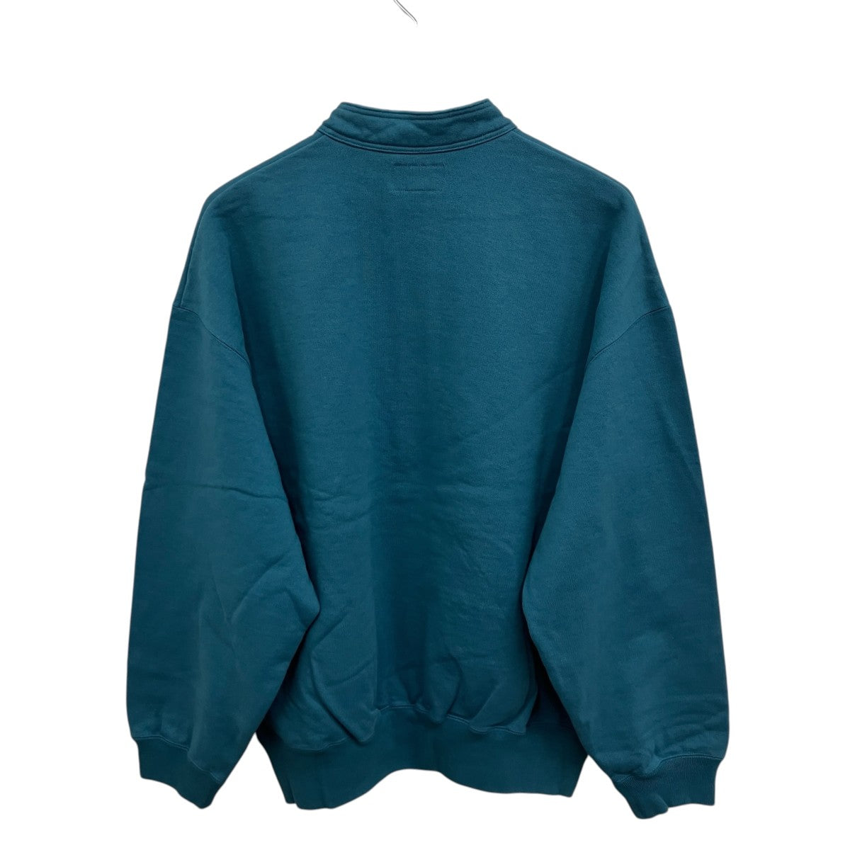 DESCENDANT VOIL HENLEY NECK ヘンリーネックスウェット 古着・中古-2枚目のアイテム画像