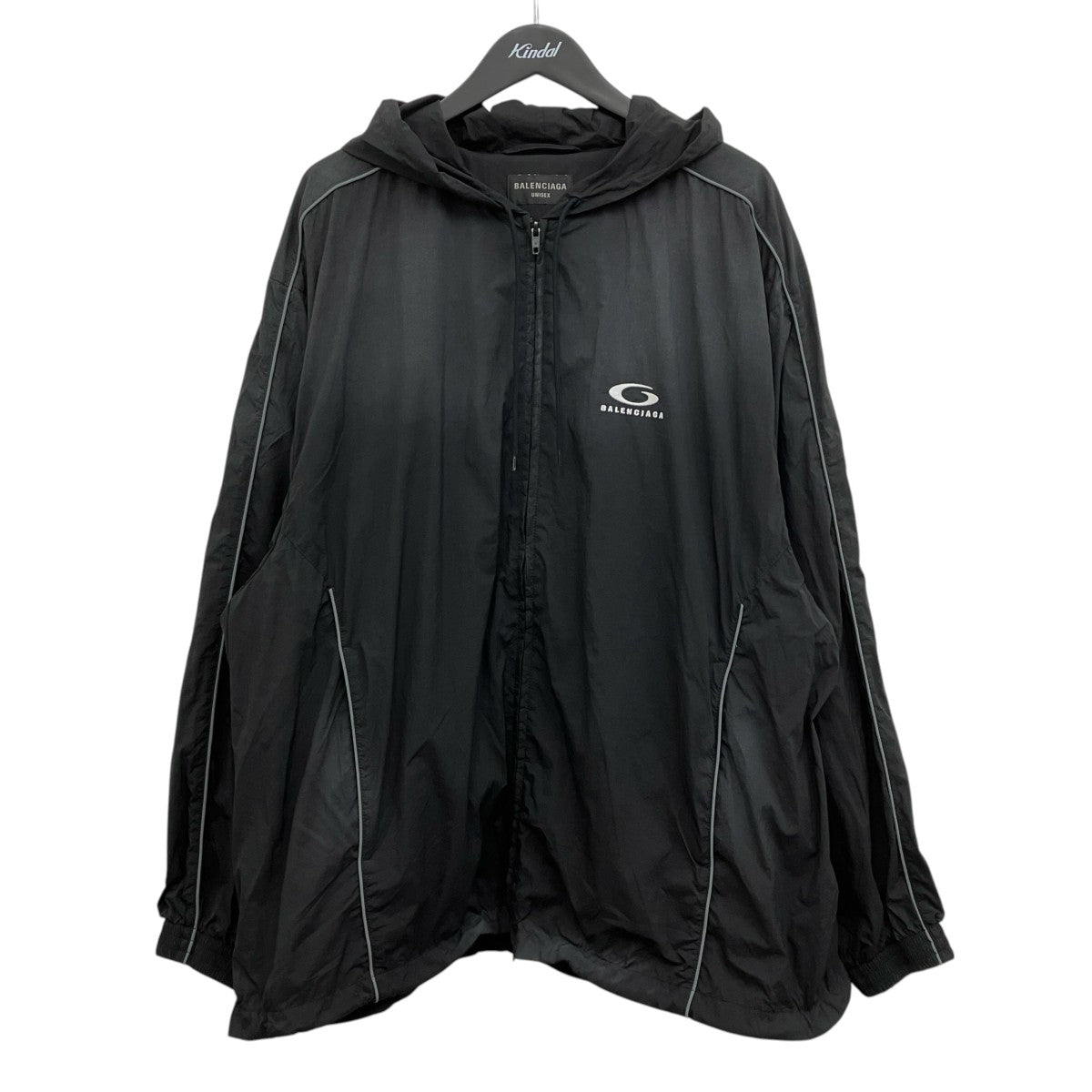BALENCIAGA フロントナイロンロゴジャケット 古着・中古-1枚目のアイテム画像