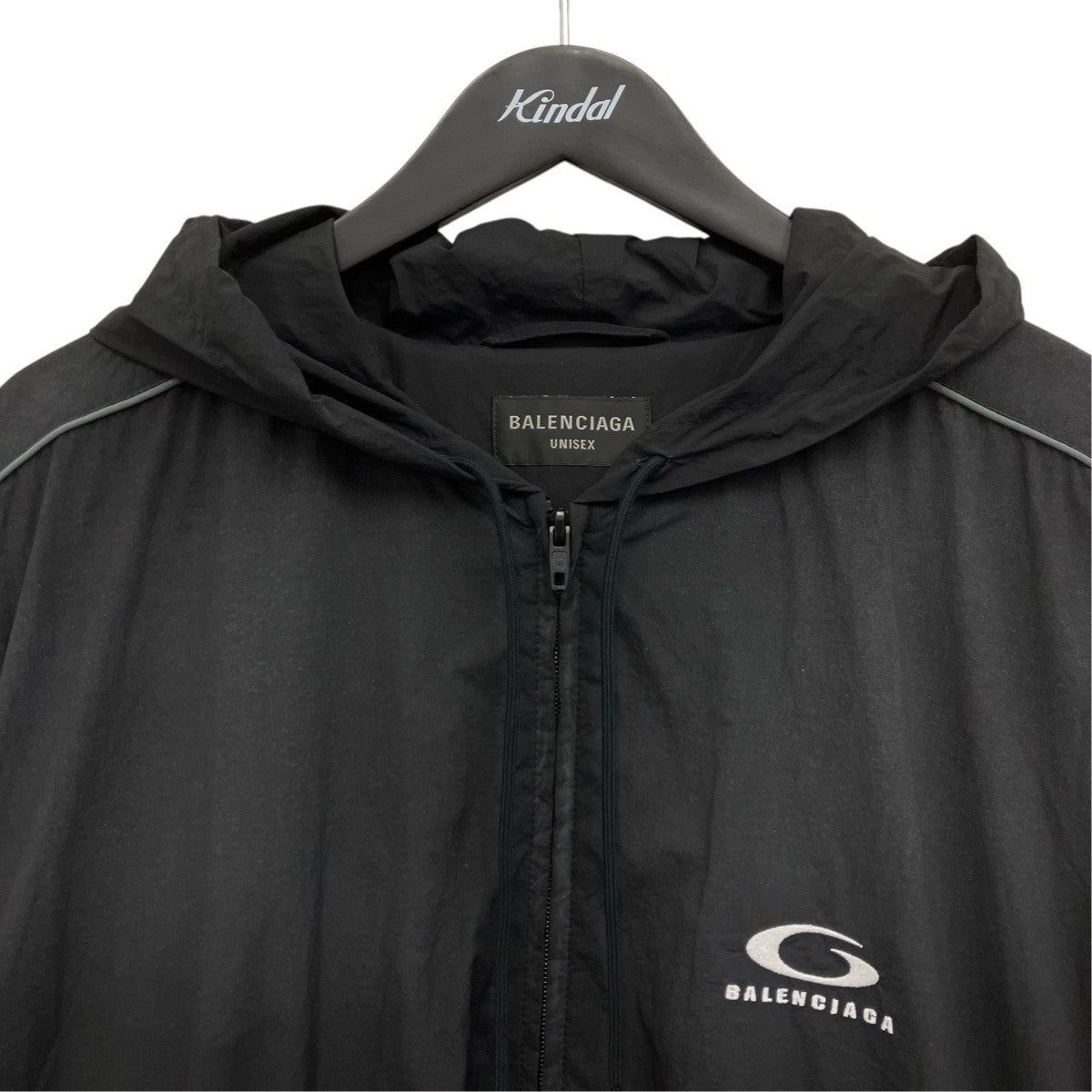 BALENCIAGA フロントナイロンロゴジャケット 古着・中古-3枚目のアイテム画像