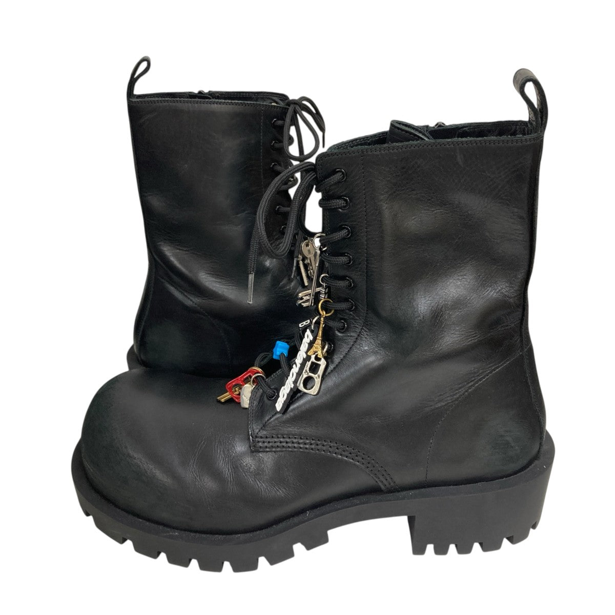 Leather Hummer Lace-Up Ankle Boots ハマーレースアップブーツ