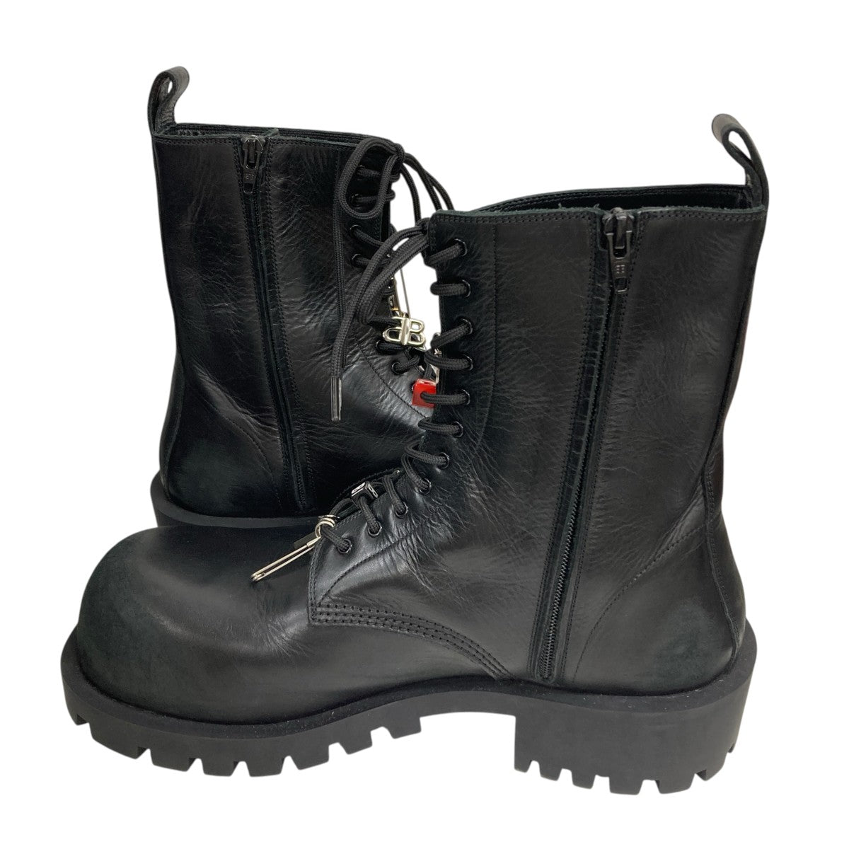 Leather Hummer Lace-Up Ankle Boots ハマーレースアップブーツ