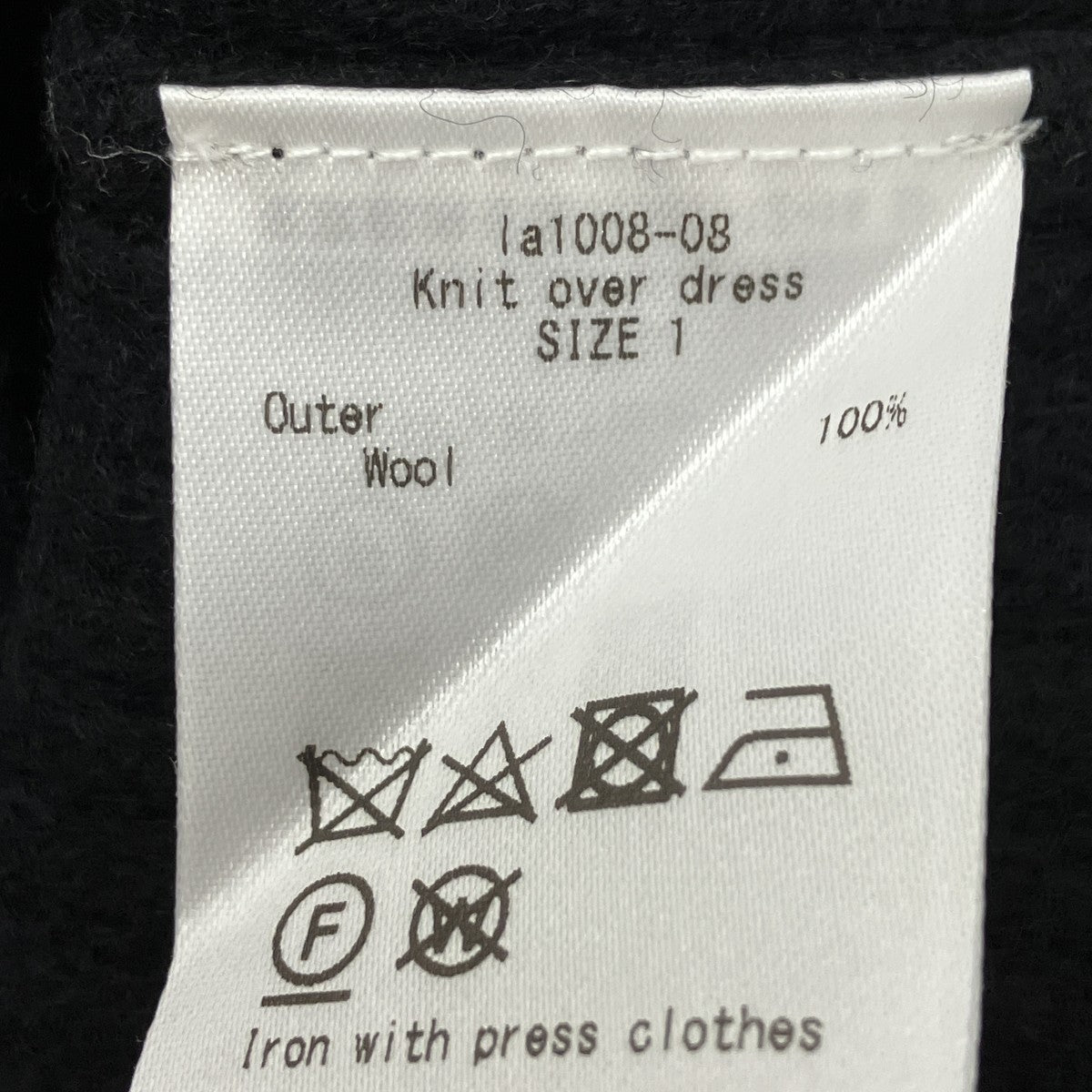 Lautashi ノースリーブサイドカットニットワンピース 古着・中古-6枚目のアイテム画像