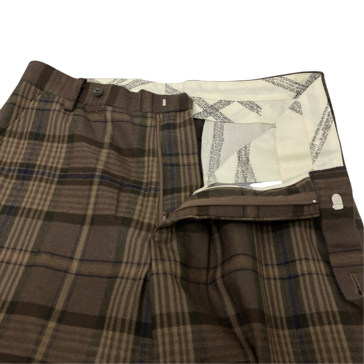 M’S BRAQUE チェックパンツ 古着・中古-3枚目のアイテム画像
