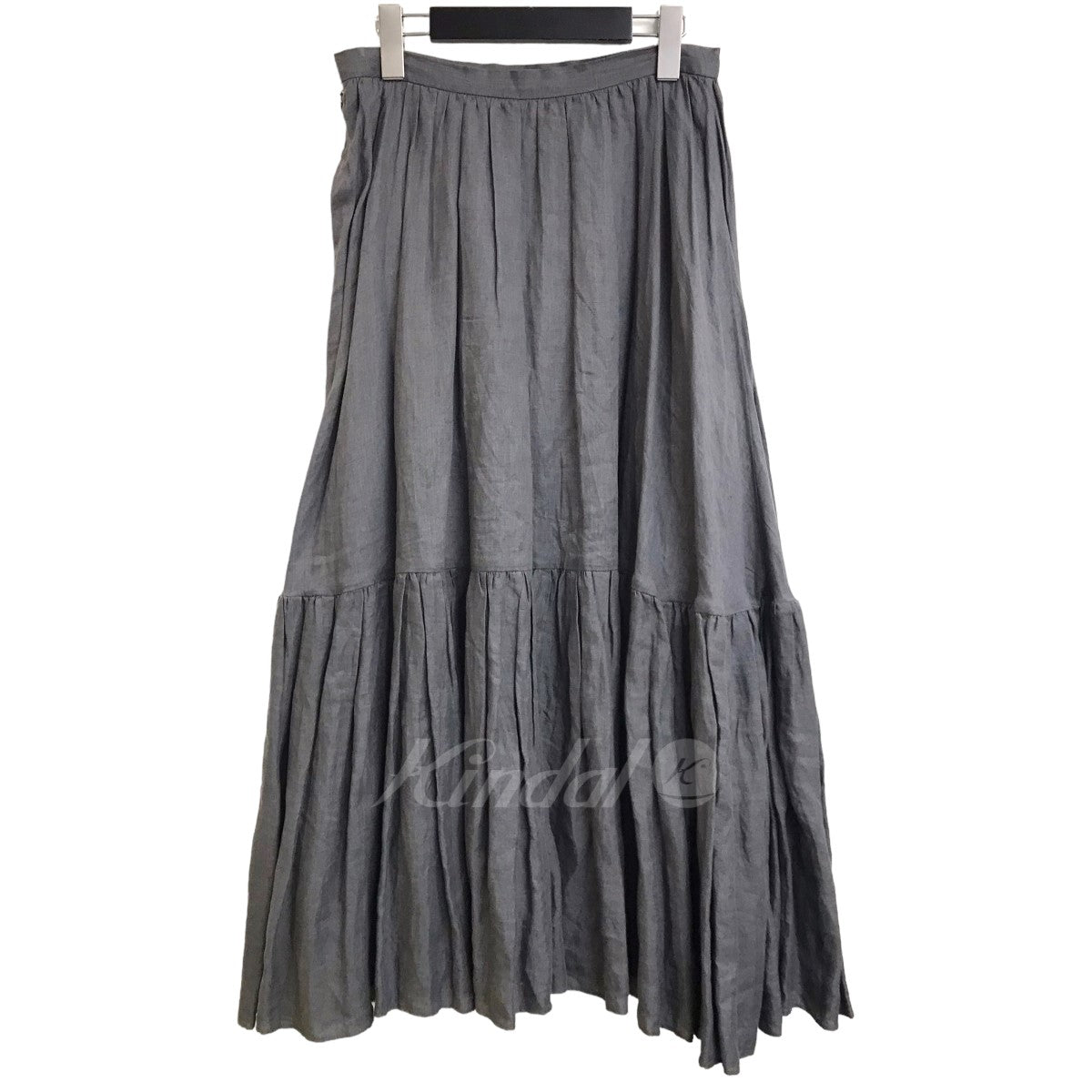 MADISON BLUE(マディソンブルー) 2021SS 「HEM GATHER LINEN SKIRT」ヘムギャザーリネンスカート  MB211-6013 グレー サイズ 16｜【公式】カインドオルオンライン ブランド古着・中古通販【kindal】