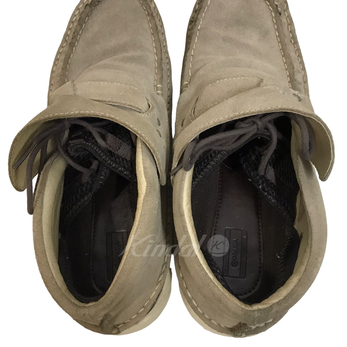 VISVIM(ビズビム) 「SKYNYRD DOUBLE RING MOCCASIN」モカシンシューズ ベージュ サイズ  US10｜【公式】カインドオルオンライン ブランド古着・中古通販【kindal】