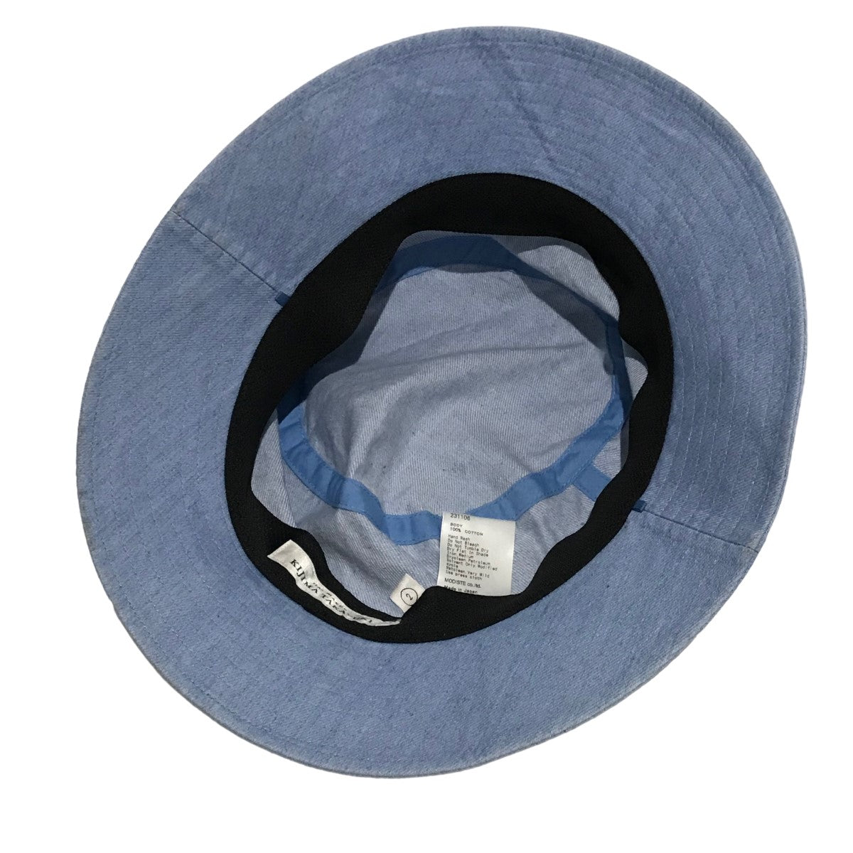 KIJIMA TAKAYUKI 23SSDENIM BUCKET HATデニムバケットハット231106 古着・中古-5枚目のアイテム画像