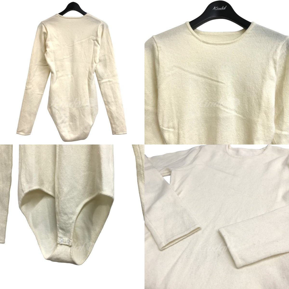 「Classic wool cashmere bodysuit」ボディースーツ