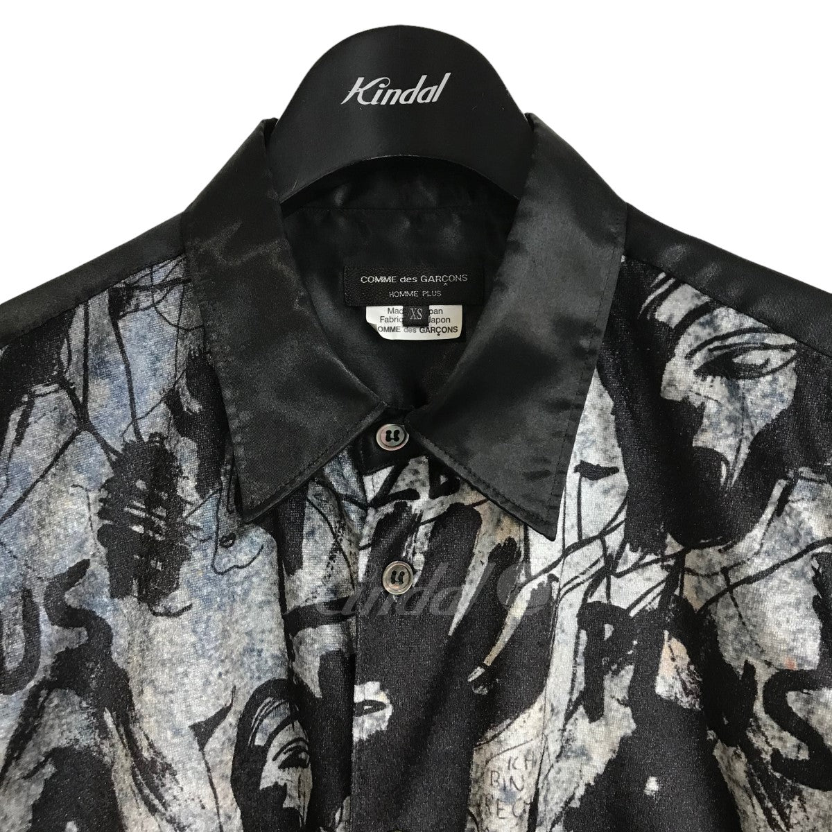 COMME des GARCONS HOMME PLUS(コムデギャルソンオムプリュス) Jonathan Meese シャツ PD-B037 ブラック  サイズ 15｜【公式】カインドオルオンライン ブランド古着・中古通販【kindal】