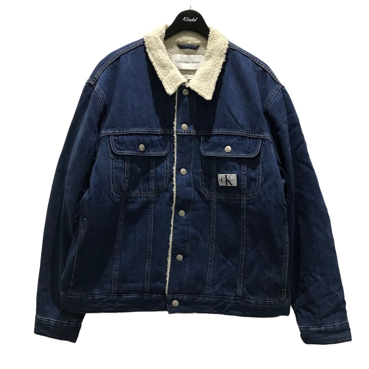 Calvin Klein Jeans(カルバンクラインジーンズ) レギュラー90sシェルパジャケットボアデニムジャケットJ325844 J325844  インディゴ サイズ XL｜【公式】カインドオルオンライン ブランド古着・中古通販【kindal】