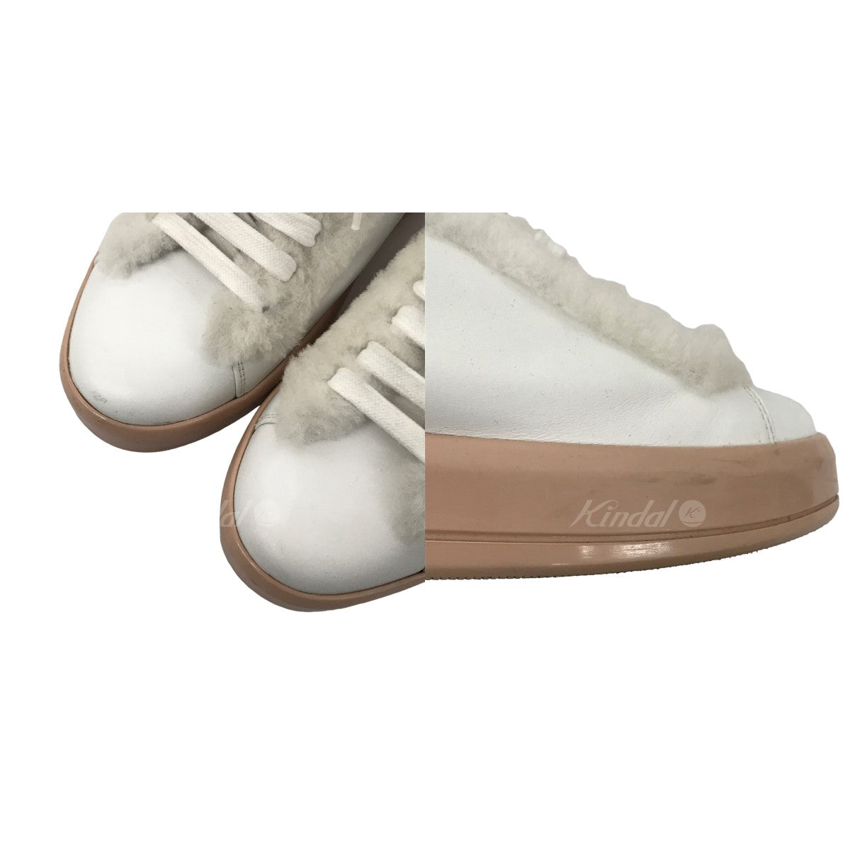 PRADA シアリングファーレザースニーカー 1E777H の古着・中古アイテム
