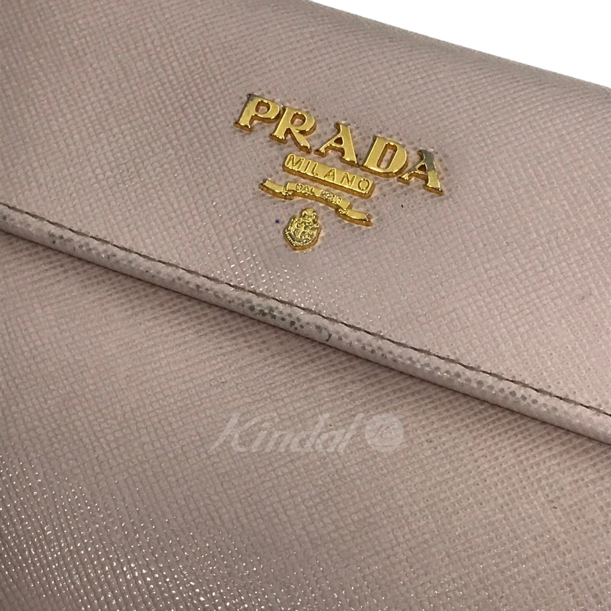 PRADA(プラダ) PRADA VITELLO MOVE 2つ折り財布 ピンク｜【公式】カインドオルオンライン ブランド古着・中古通販【kindal】