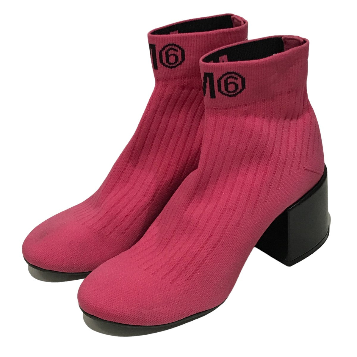 Maison Margiela（メゾンマルジェラ） MM6 Maison Margiela エムエムシックスメゾンマルジェラのロゴソックスブーツです。 古着・中古 アイテム