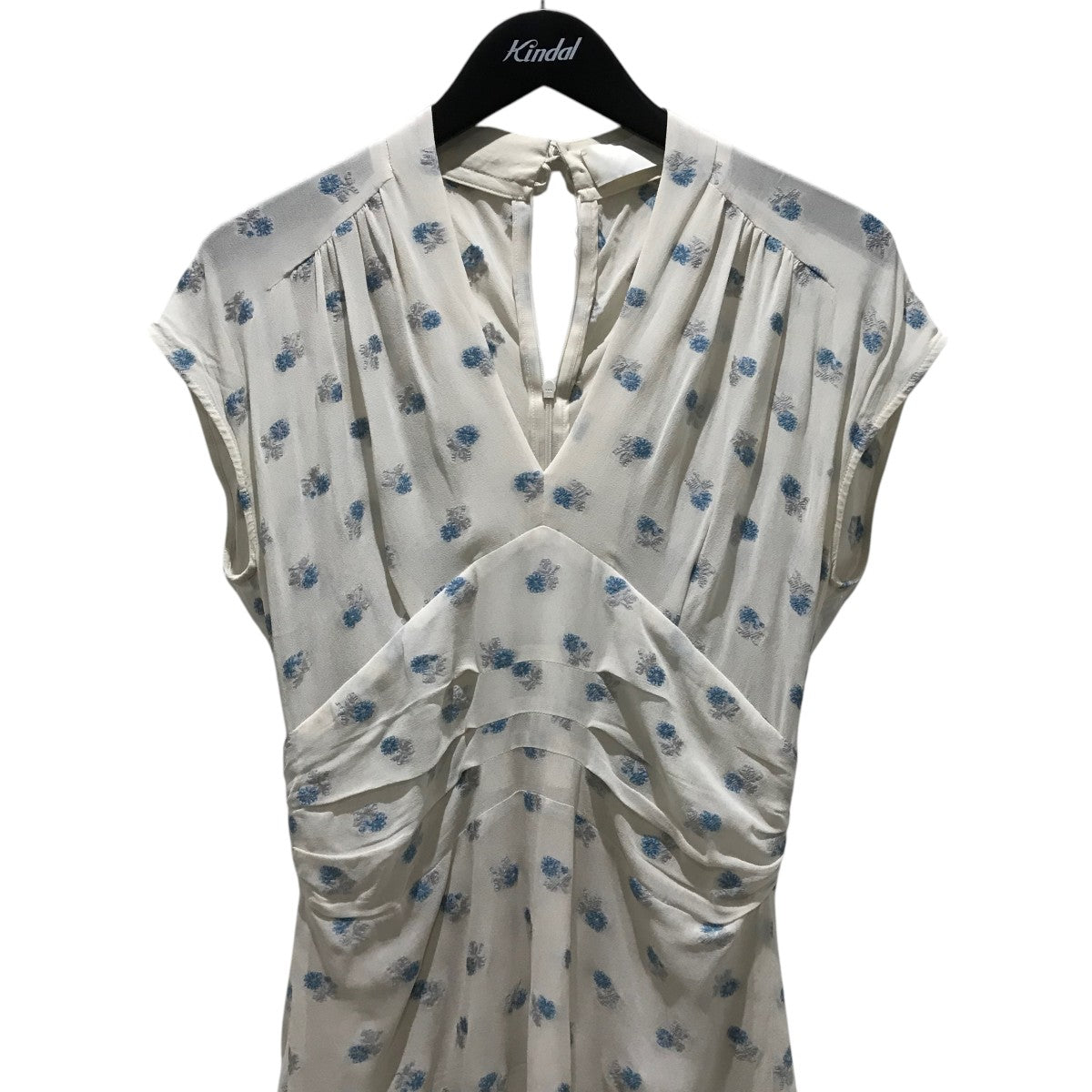 【美品】  Mame Kurogouchi / マメクロゴウチ | Embroidered French Sleeve Tunic / エンブロイダリー フレンチ スリット ブラウス | 1 | エクリュ | レディース mame kurogouchi(マメクロゴウチ) French Sleeve Dress With