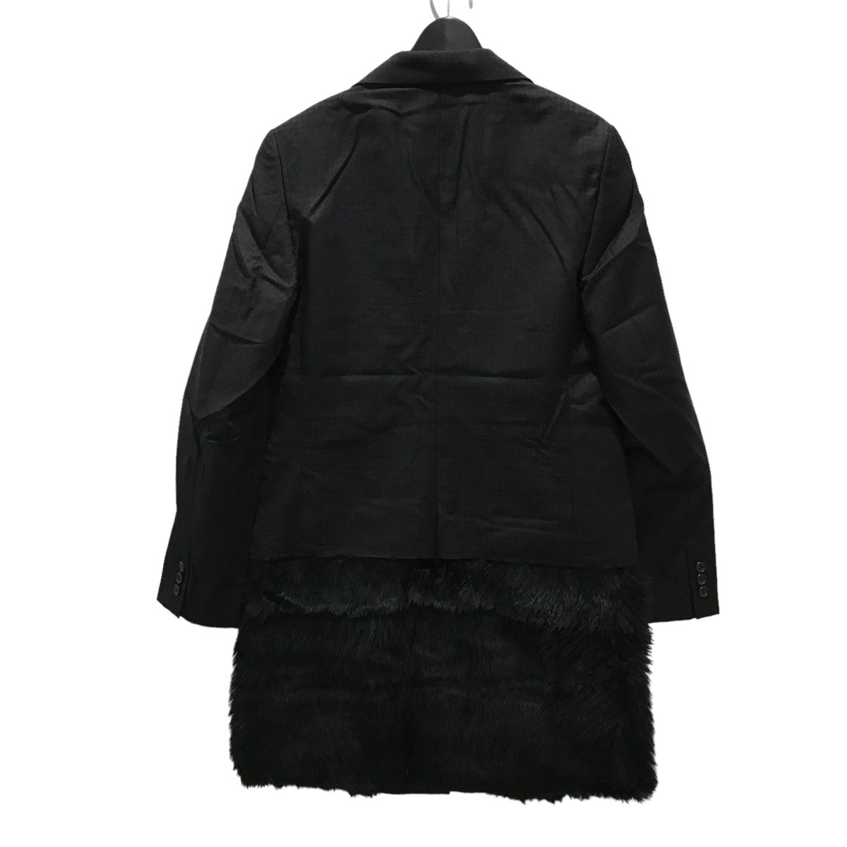 COMME des GARCONS HOMME PLUS(コムデギャルソンオムプリュス) 23AWフェイクファードッキングテーラードコートPL-J029  PL-J029 ブラック サイズ S｜【公式】カインドオルオンライン ブランド古着・中古通販【kindal】