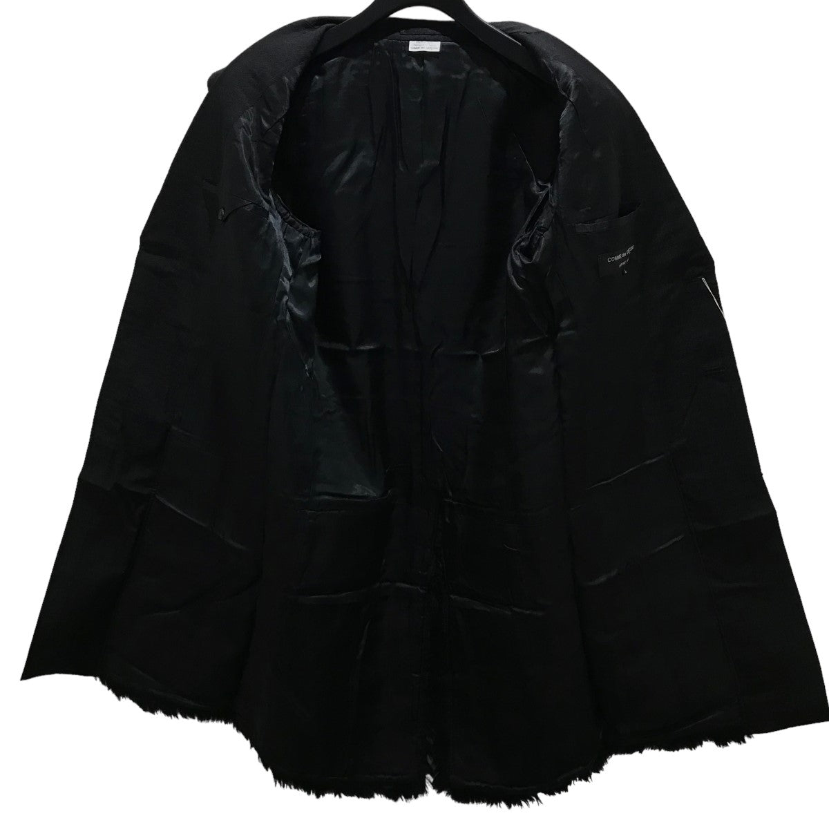 COMME des GARCONS HOMME PLUS(コムデギャルソンオムプリュス) 23AWフェイクファードッキングテーラードコートPL-J029  PL-J029 ブラック サイズ S｜【公式】カインドオルオンライン ブランド古着・中古通販【kindal】