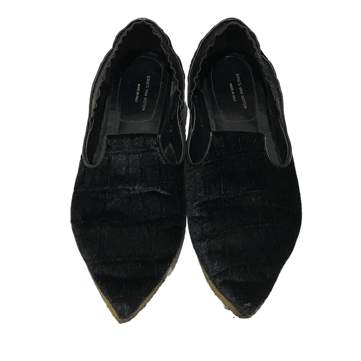 DRIES VAN NOTEN(ドリスヴァンノッテン) ポインテッドトゥハラコ
