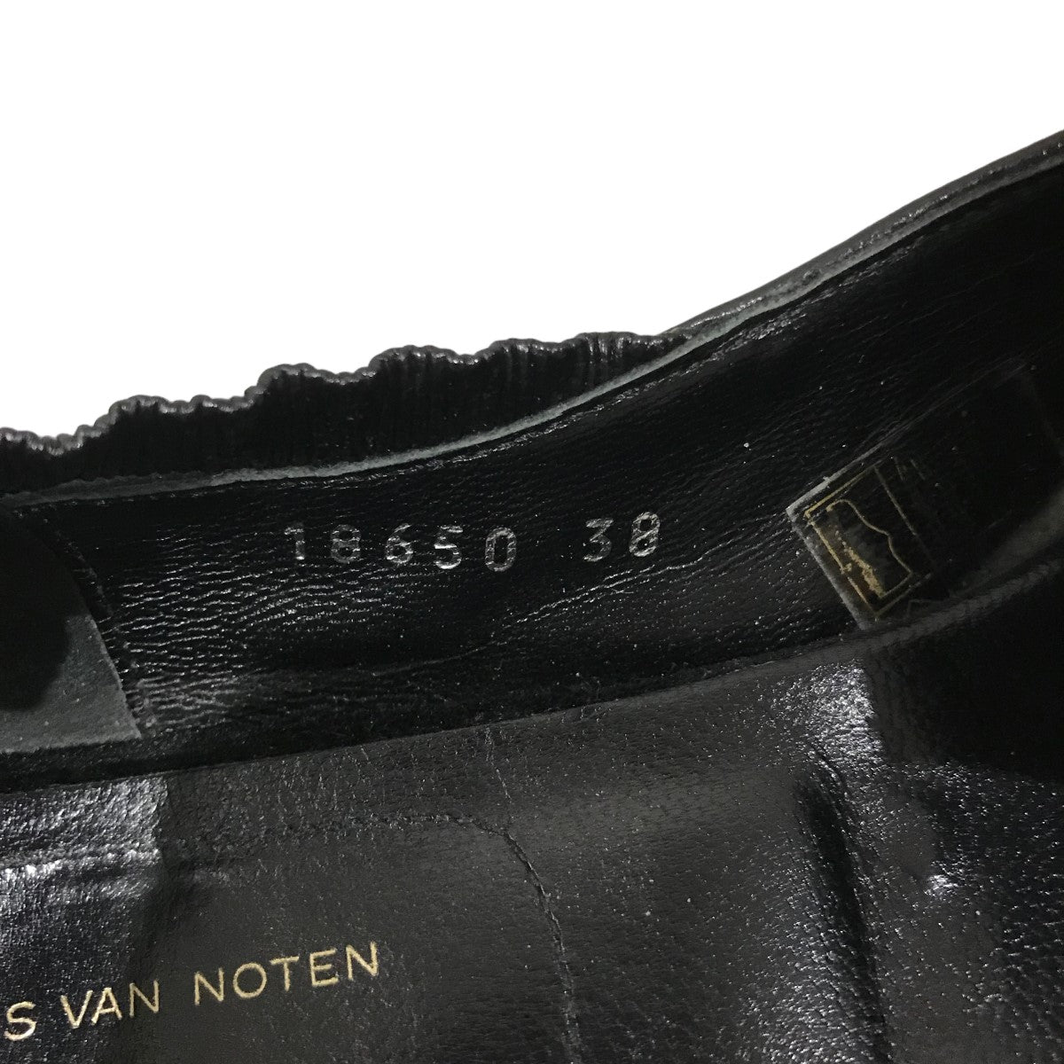 DRIES VAN NOTEN(ドリスヴァンノッテン) ポインテッドトゥハラコパンプスWW24/650 WW24/650 ブラック サイズ  38｜【公式】カインドオルオンライン ブランド古着・中古通販【kindal】