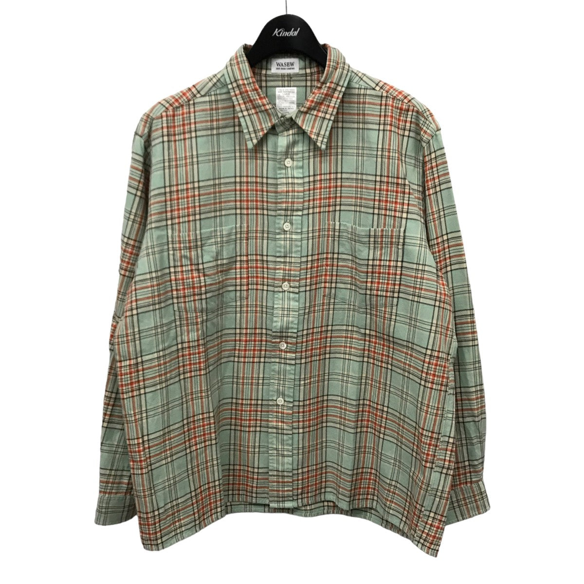 WASEW(ワソー) CHECK ONE SHIRT チェックシャツ