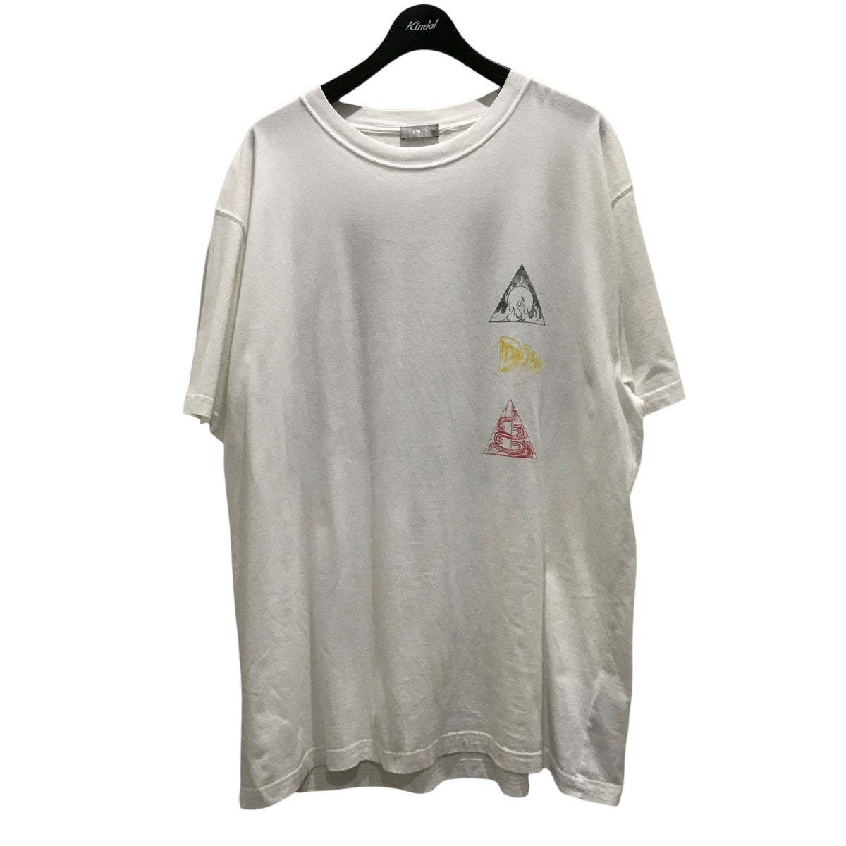 DIOR(ディオール) 23AWアステロディオールプリントTシャツ393J696D0817 393J696D0817 ホワイト サイズ  XXXL｜【公式】カインドオルオンライン ブランド古着・中古通販【kindal】