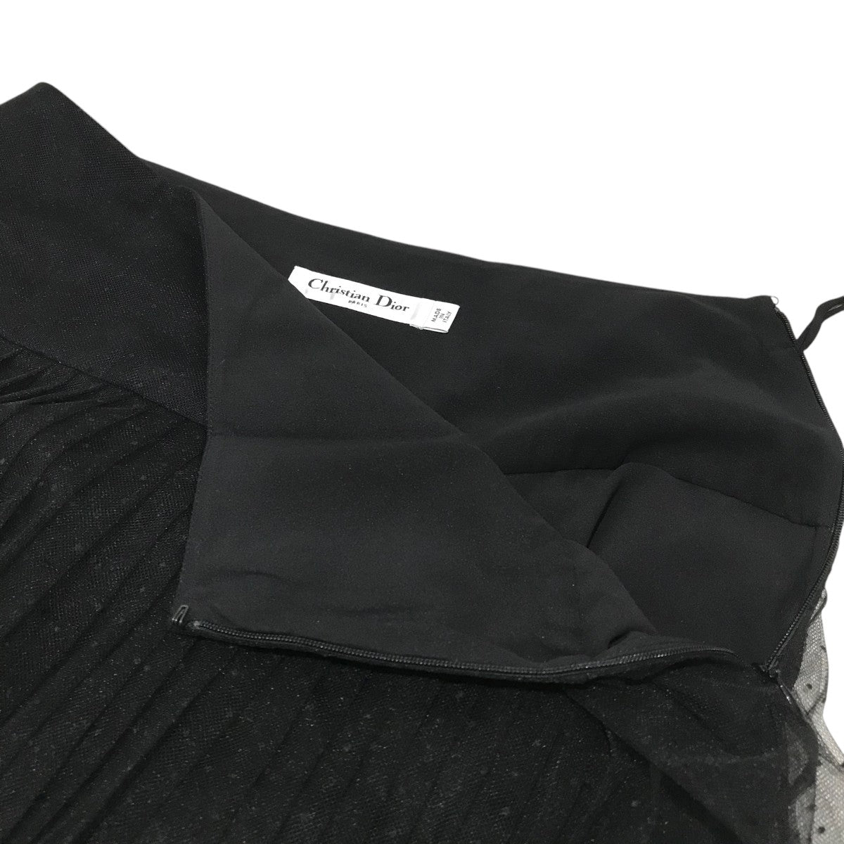 Christian Dior プリーツ ミディスカート 古着・中古-5枚目のアイテム画像
