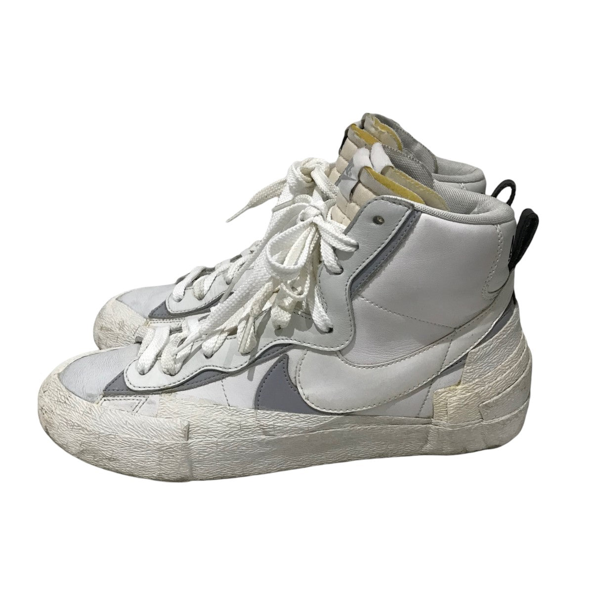 NIKE×sacai NIKE BLAZER MIDミッドカットスニーカーBV0072-100 BV0072 ...