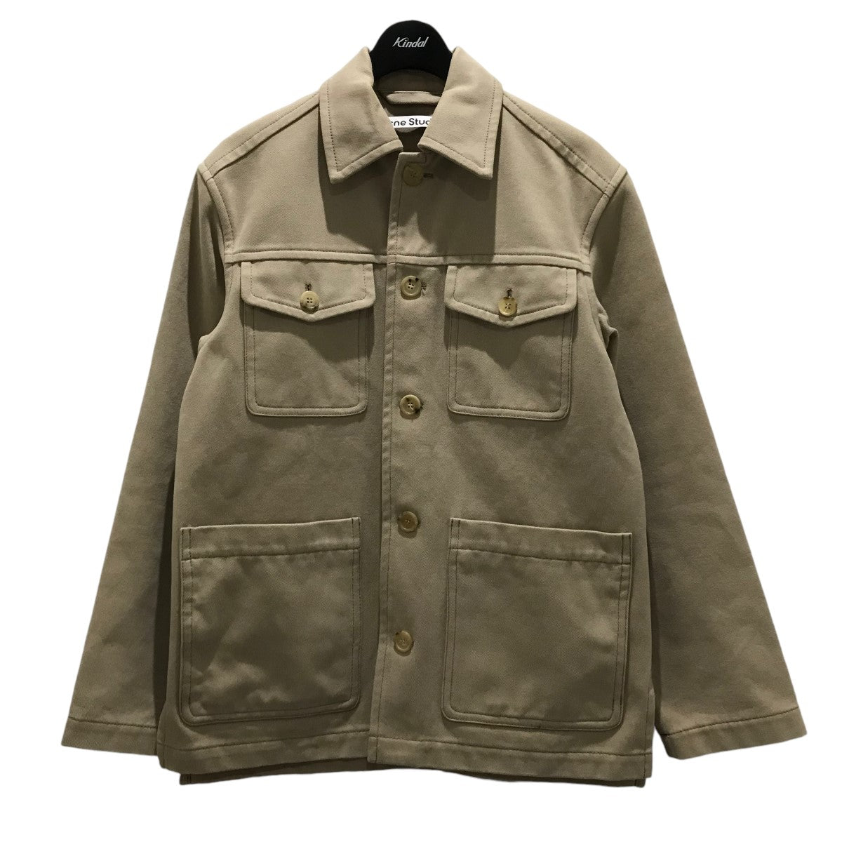 ACNE STUDIOS(アクネストゥディオズ) シャツジャケットFN-MN-OUTW000627 FN-MN-OUTW000627 ベージュ サイズ  44｜【公式】カインドオルオンライン ブランド古着・中古通販【kindal】