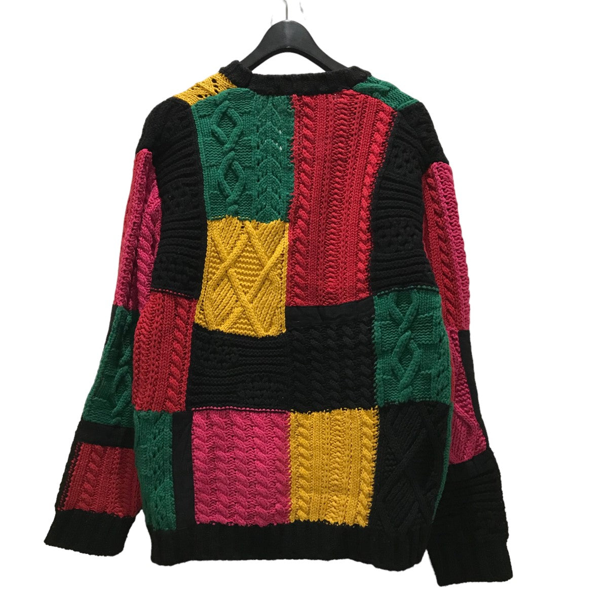 Supreme(シュプリーム) Patchwork Cable Knit Cardiganパッチワークカーディガン マルチカラー サイズ S｜【公式】カインドオルオンライン  ブランド古着・中古通販【kindal】