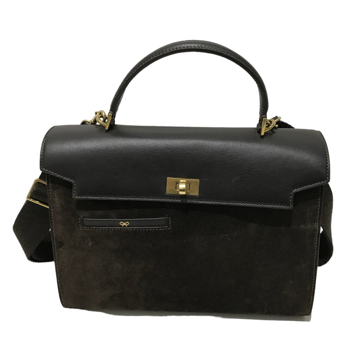 極美品】アニヤハインドマーチ マキシ ジップ 2way ショルダーバッグ  