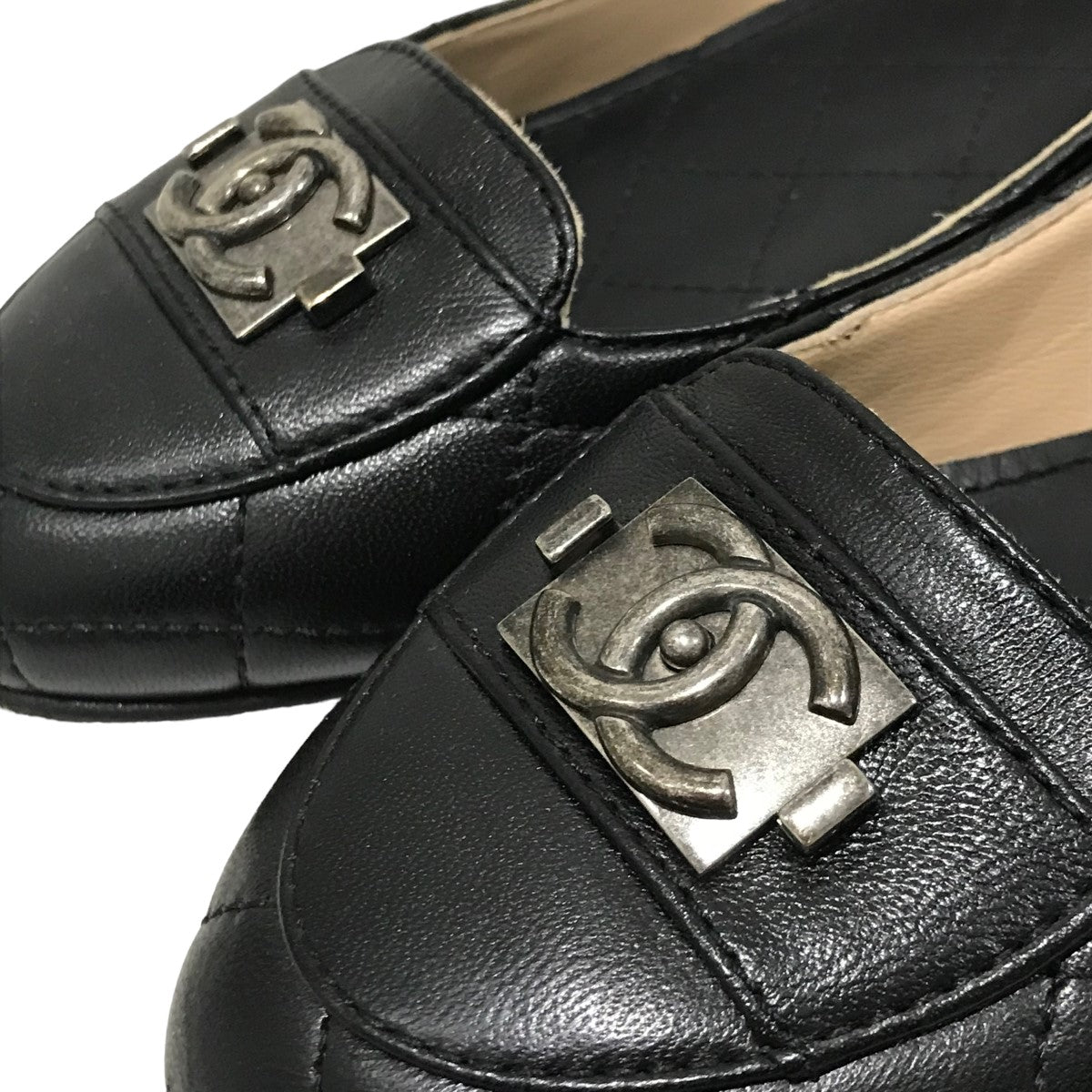 CHANEL(シャネル) ボーイシャネルバレエシューズ ブラック サイズ 36 1/2｜【公式】カインドオルオンライン  ブランド古着・中古通販【kindal】