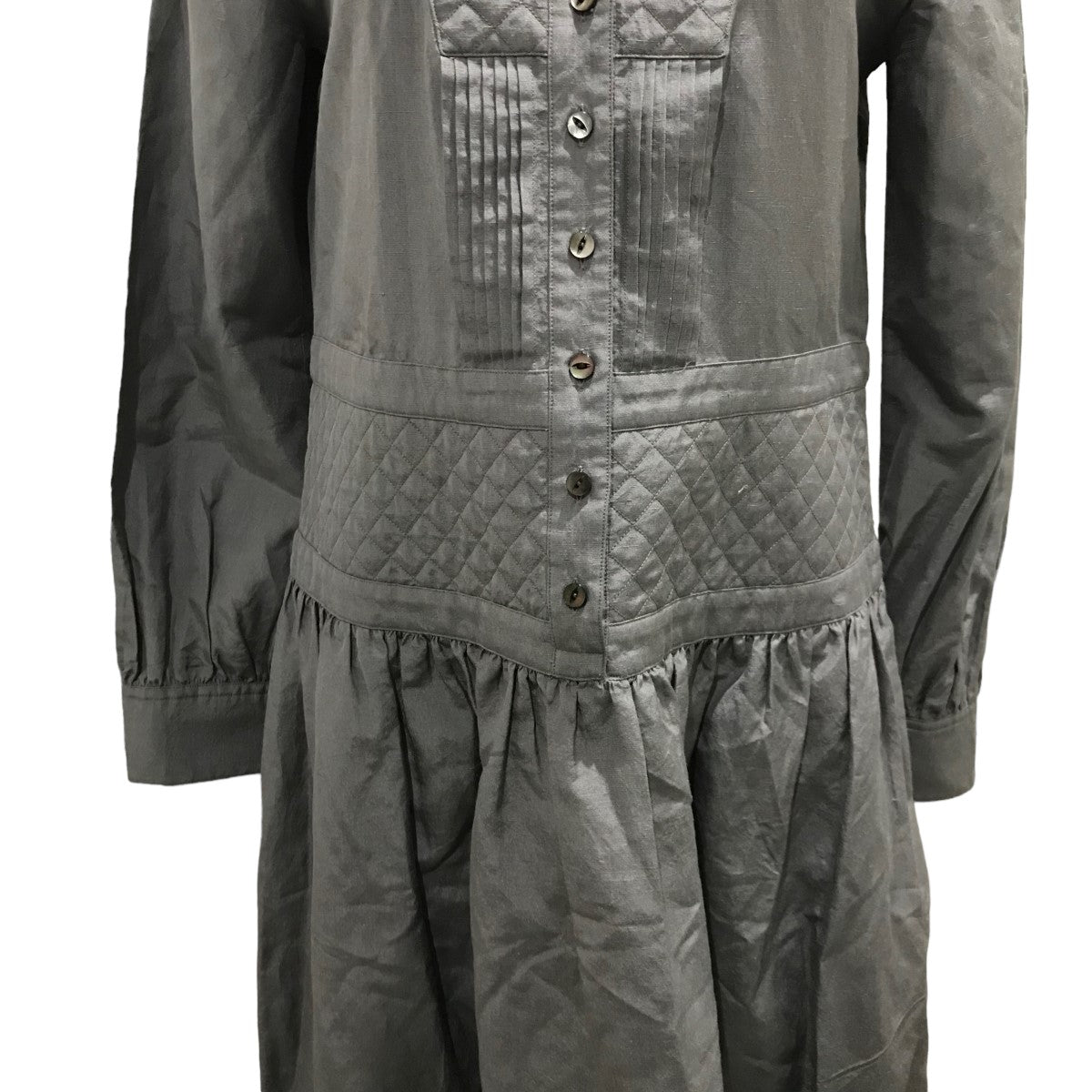 「専用」minaperhonen ワンピース　38 mina perhonen(ミナペルホネン) 24SSシャツワンピースaaa3828 aaa3828