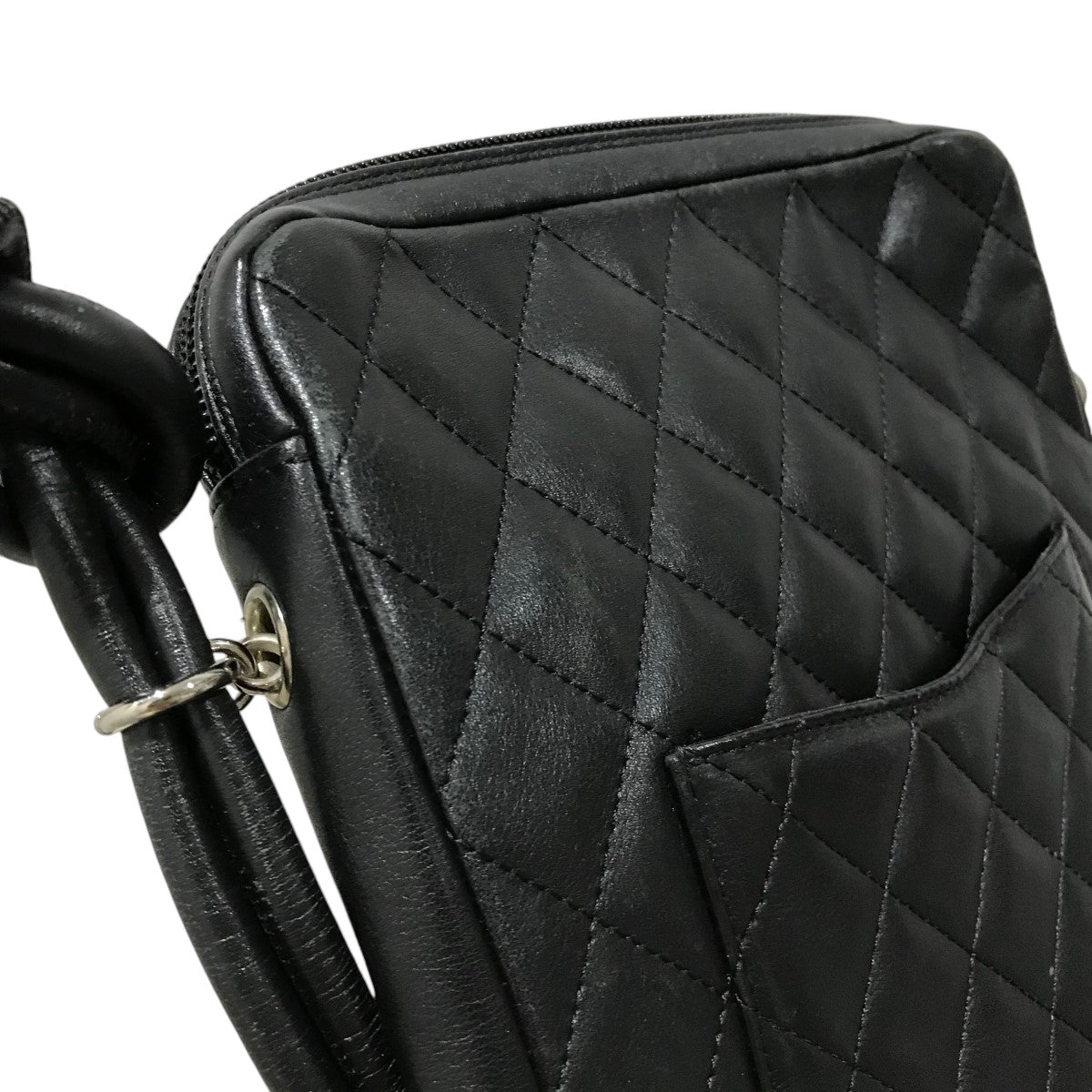 CHANEL(シャネル) カンボンショルダーバッグ □ ブラック｜【公式