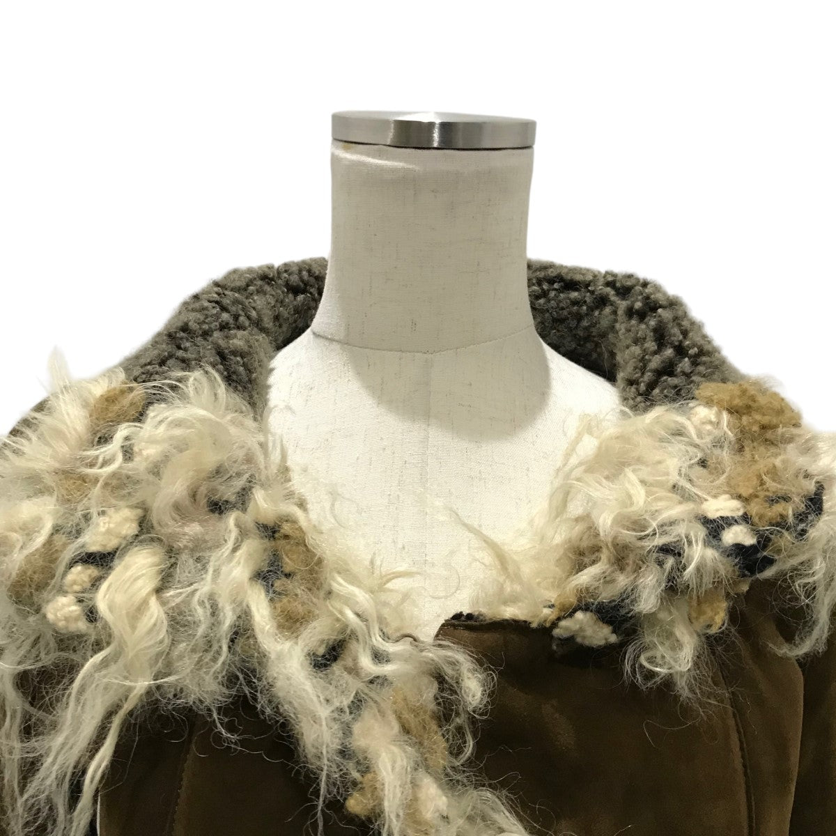 FENDI ミンク切替リバーシブルコート 古着・中古-4枚目のアイテム画像