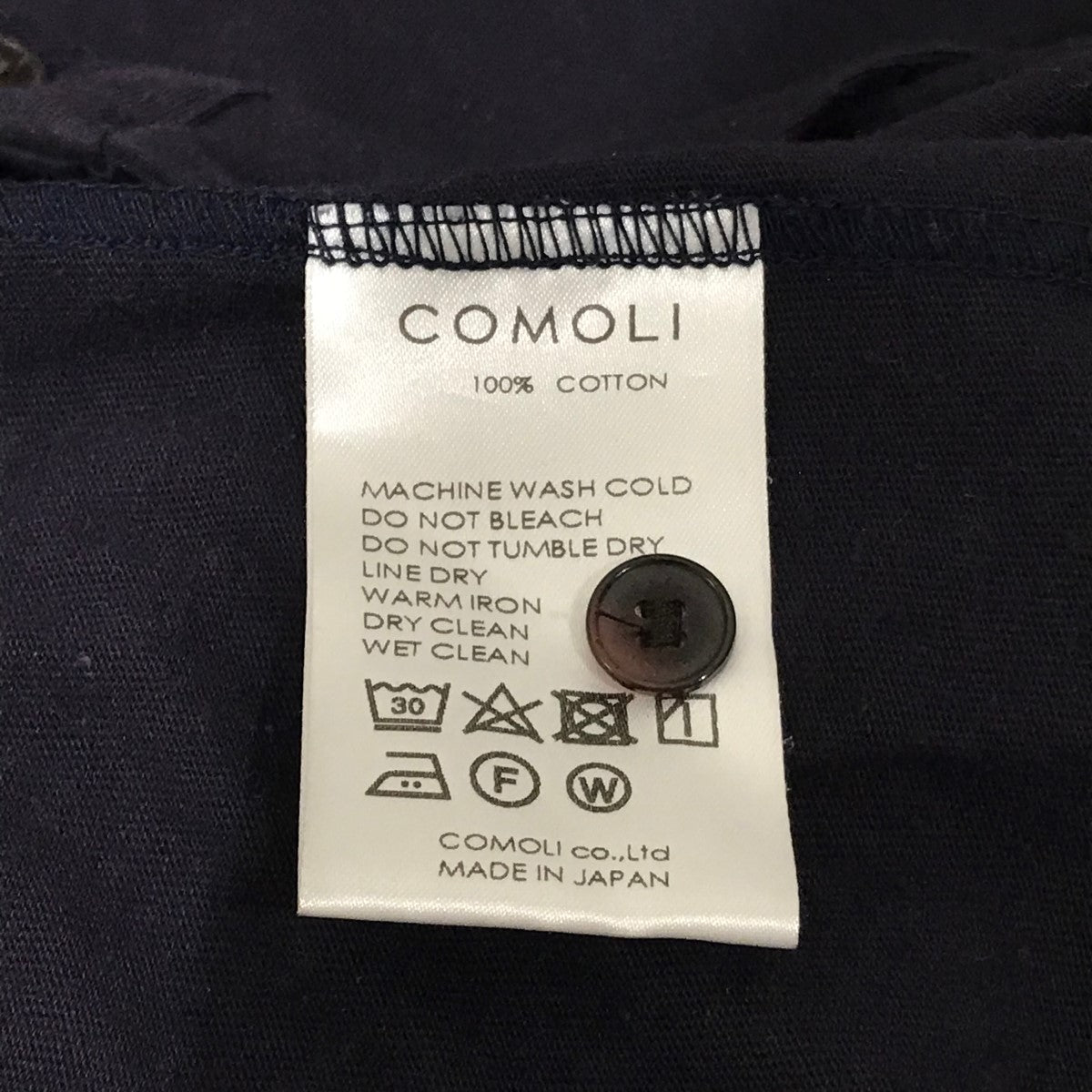 COMOLI コモリシャツ, Navy – Navyblue