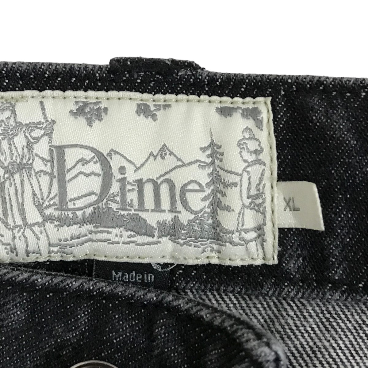 Dime(ダイム) バギーデニムパンツ ブラック サイズ XL｜【公式】カインドオルオンライン ブランド古着・中古通販【kindal】