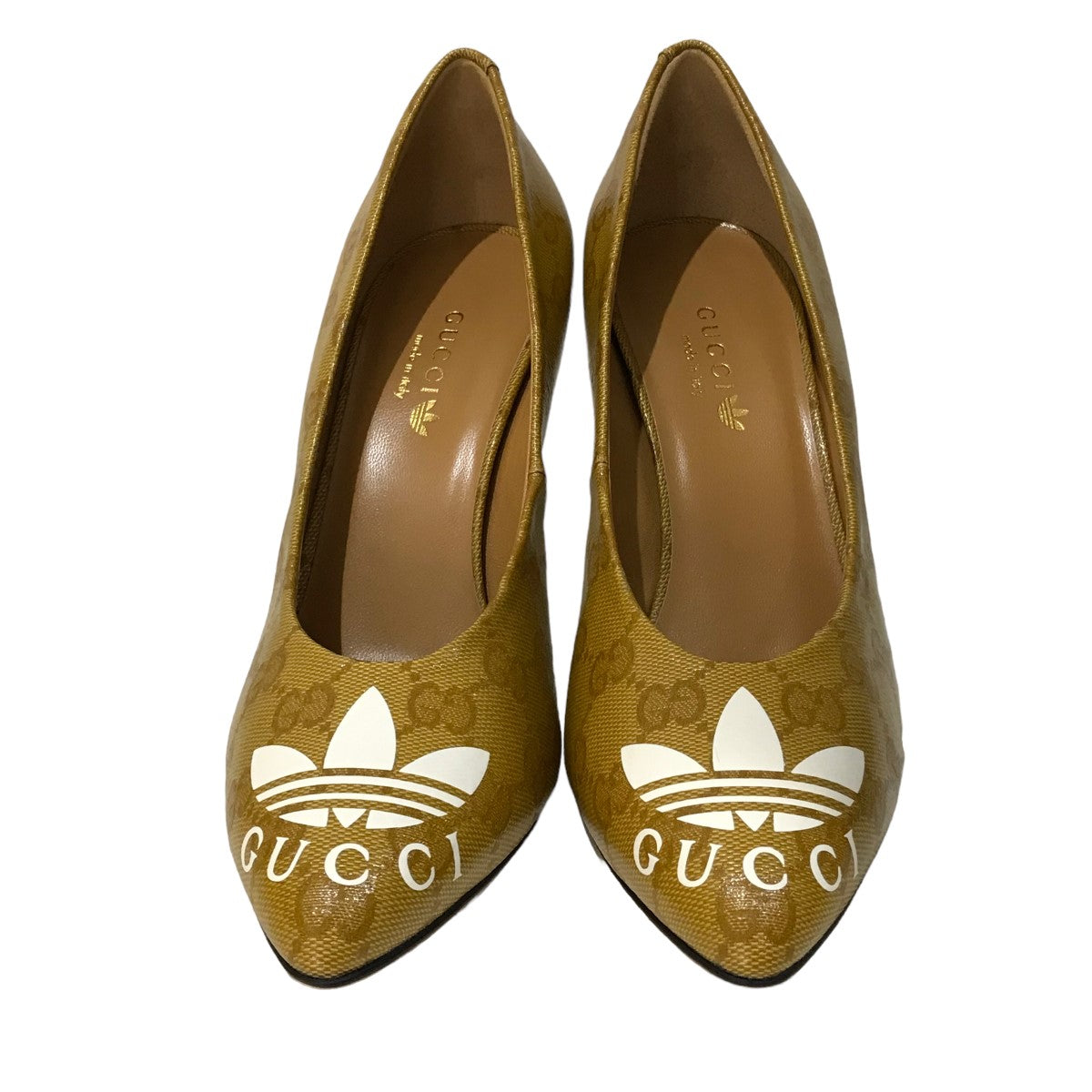 GUCCI×adidas GGクリスタルパンプス702221 702221 ベージュ サイズ 37｜【公式】カインドオルオンライン  ブランド古着・中古通販【kindal】