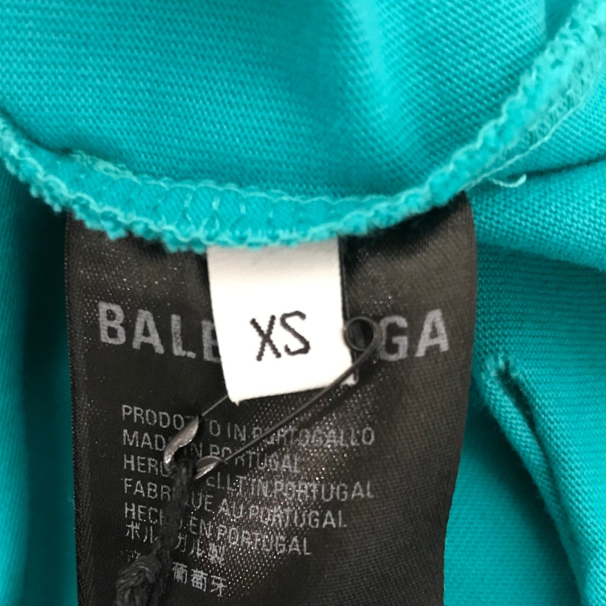 BALENCIAGA(バレンシアガ) Caps Destroyed Flatground Teeデストロイ加工Tシャツ651795 651795  ターコイズブルー サイズ XS｜【公式】カインドオルオンライン ブランド古着・中古通販【kindal】