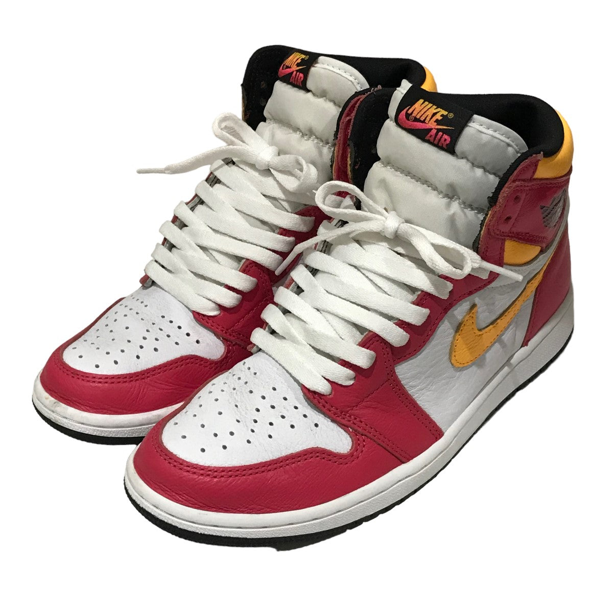 NIKE(ナイキ) Air Jordan 1 High OG Light Fusion Redハイカットスニーカー555088-603 555088- 603 ホワイト×ピンク サイズ 26｜【公式】カインドオルオンライン ブランド古着・中古通販【kindal】