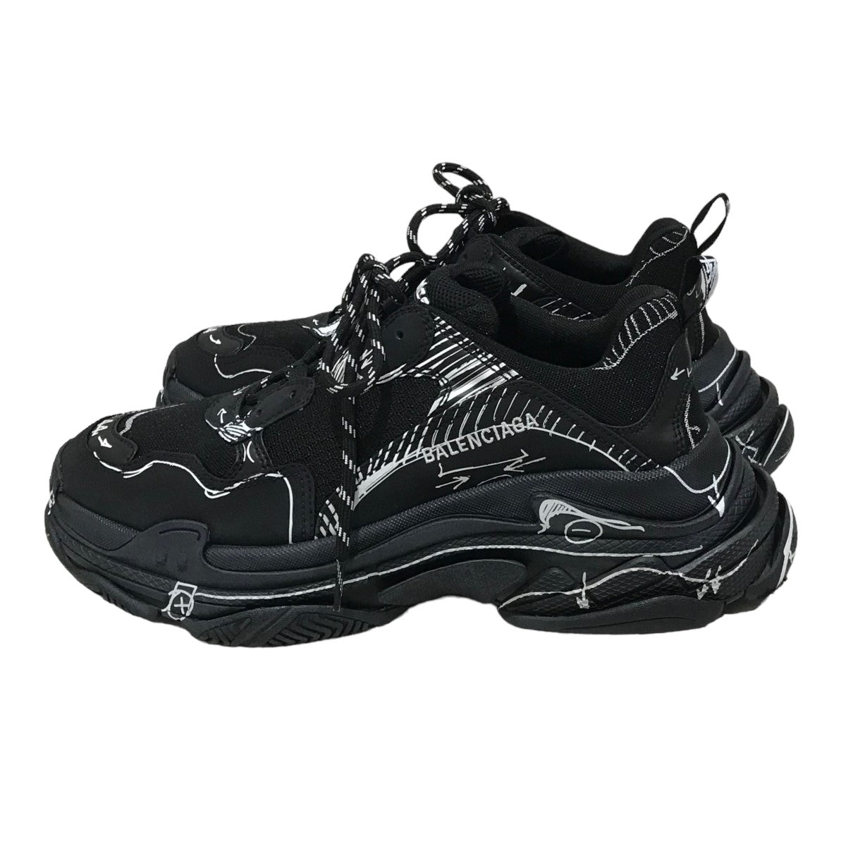 BALENCIAGA TRIPLE S SKETCHトリプルエス スニーカー536737 の古着・中古アイテム