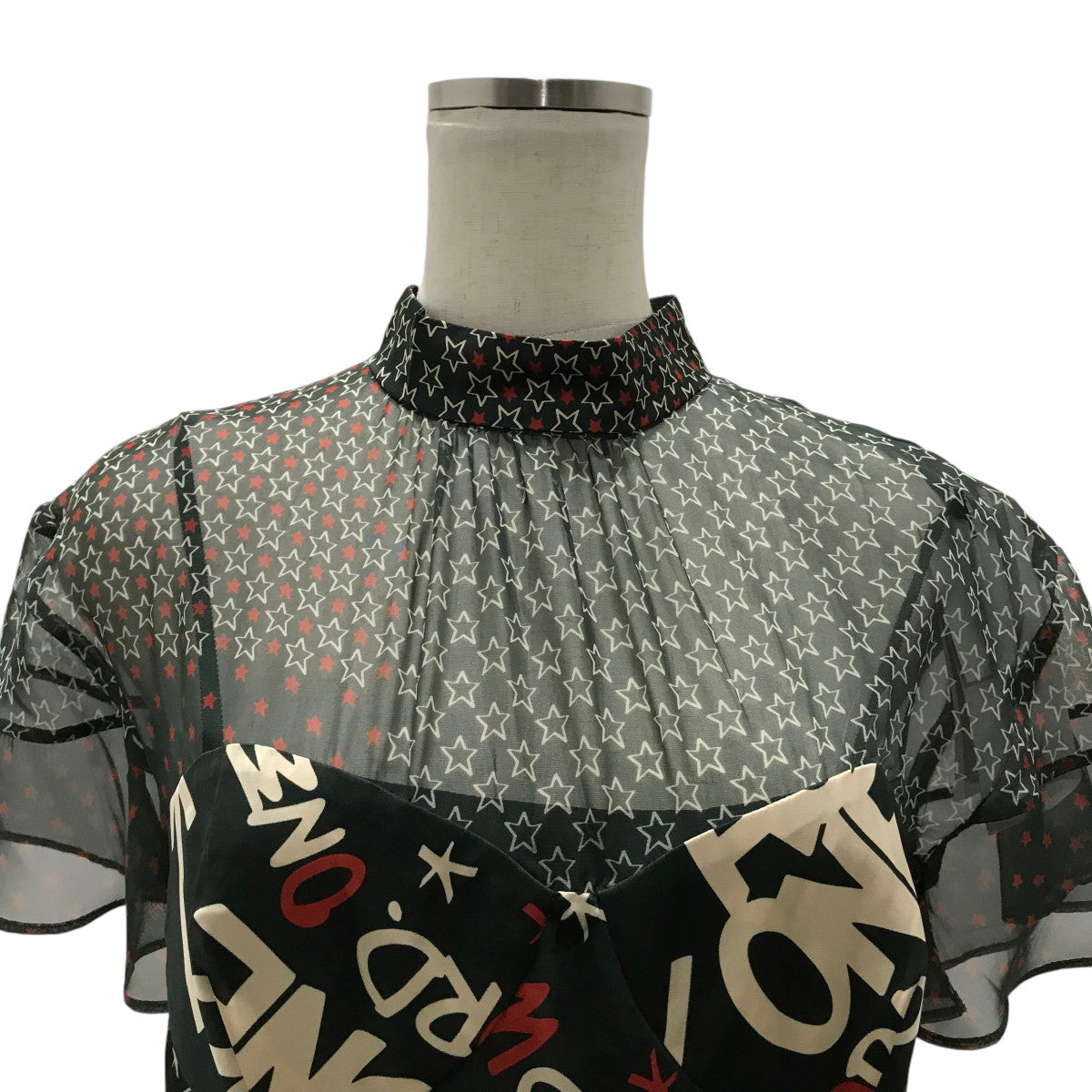 sacai(サカイ) 23SSEric Haze Print Dress切替ワンピース23
