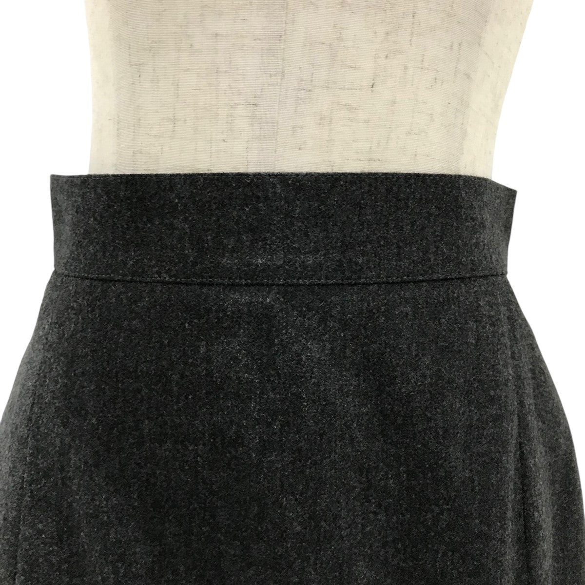 シャネル CHANEL スリットデザインスカート チャコールグレー サイズ：36 CHANEL(シャネル) スリットデザインスカート チャコールグレー サイズ