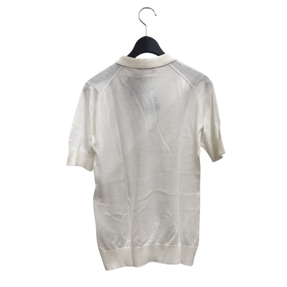 JOHN SMEDLEY ニットポロシャツ 古着・中古-2枚目のアイテム画像
