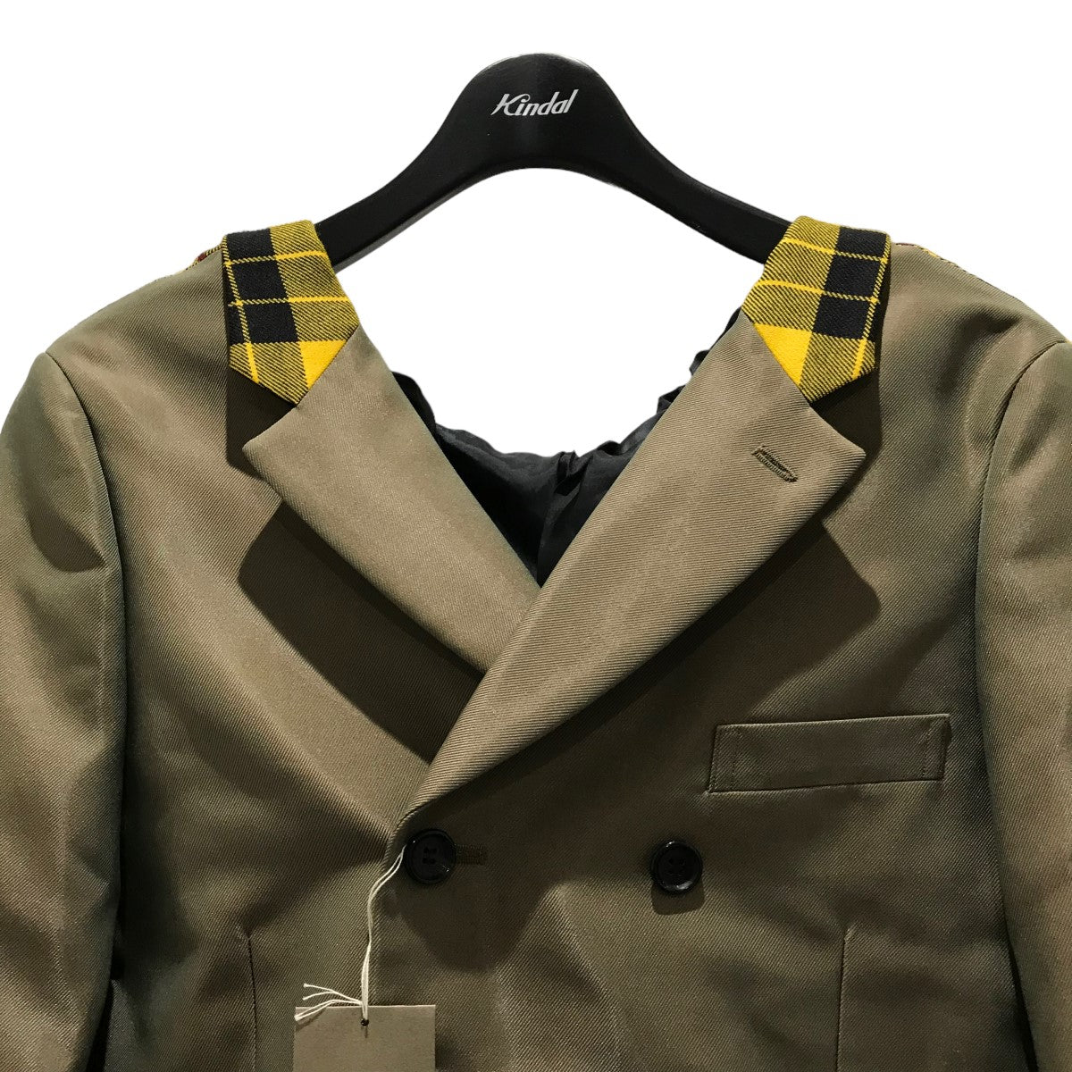 COMME des GARCONS HOMME PLUS(コムデギャルソンオムプリュス) 24SSフードドッキングテーラードジャケットPM-J012  PM-J012 カーキ×イエロー サイズ S｜【公式】カインドオルオンライン ブランド古着・中古通販【kindal】