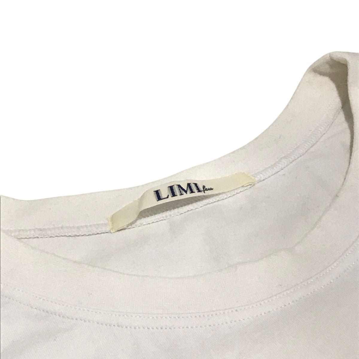 リミフゥ LIMI feu ワッペンTシャツ LG-T29-036 ホワイト サイズ：2 LIMI feu(リミフゥ) ワッペンTシャツLG-T29-036 LG-T29-036