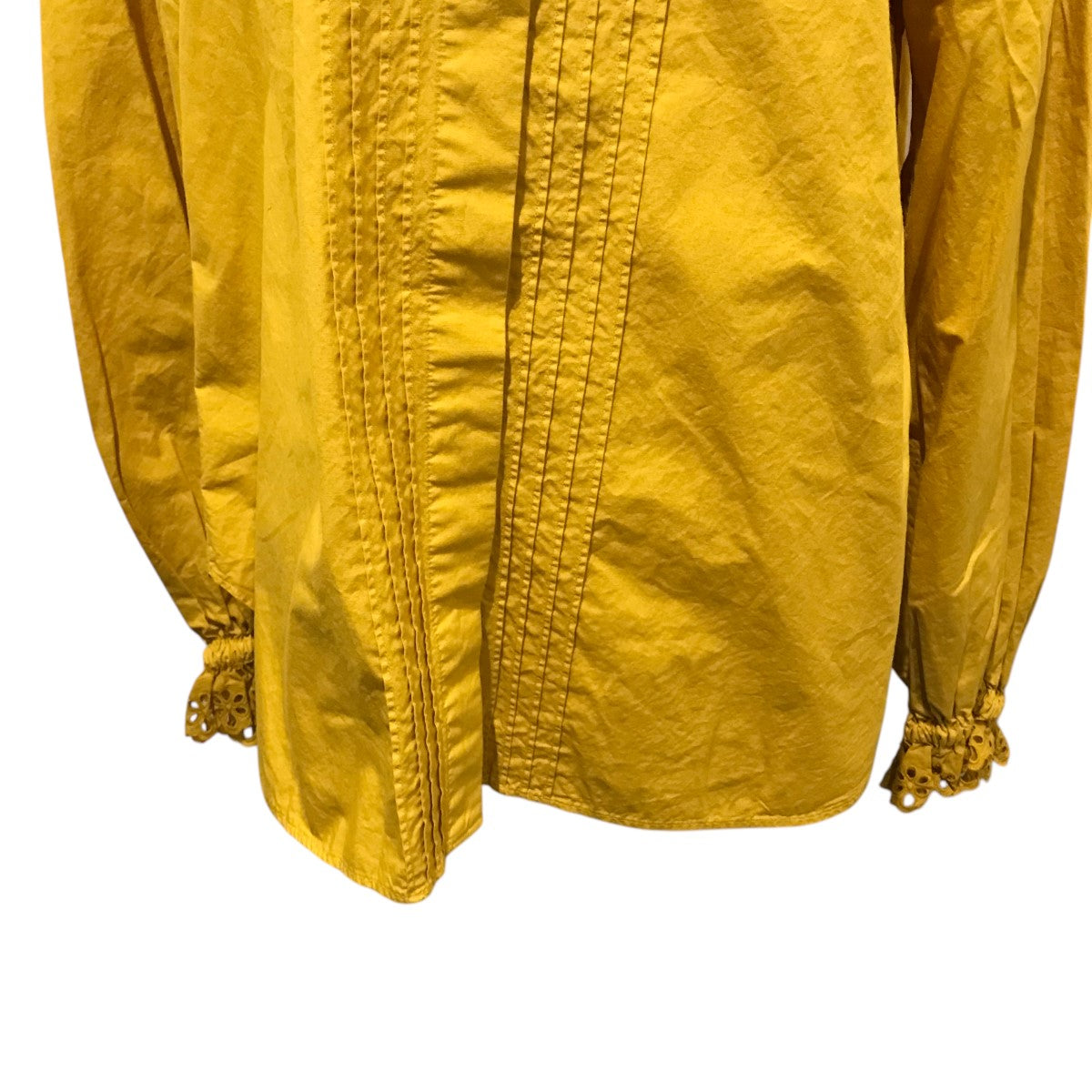 ザシンゾーン THE SHINZONE 24SS 「LACE COLLAR BLOUSE」 レースカラーブラウス 24SMSBL06 イエロー サイズ 30%OFF】LACE COLLAR BLOUSE – Shinzone