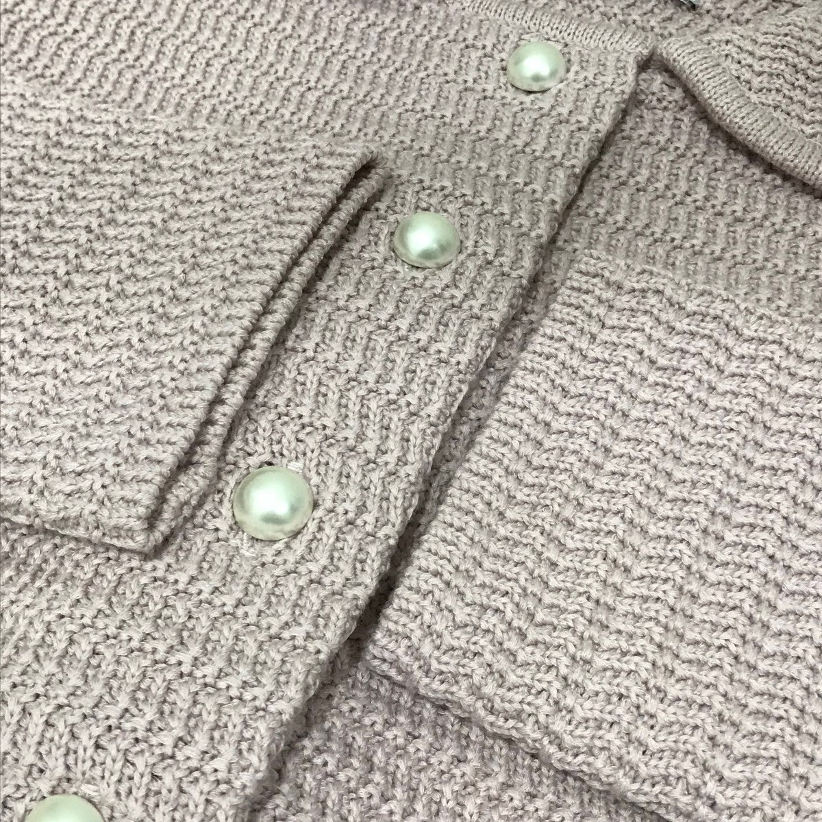 Rene(ルネ) パールボタンカーディガン6132260 6132260 ピンク サイズ