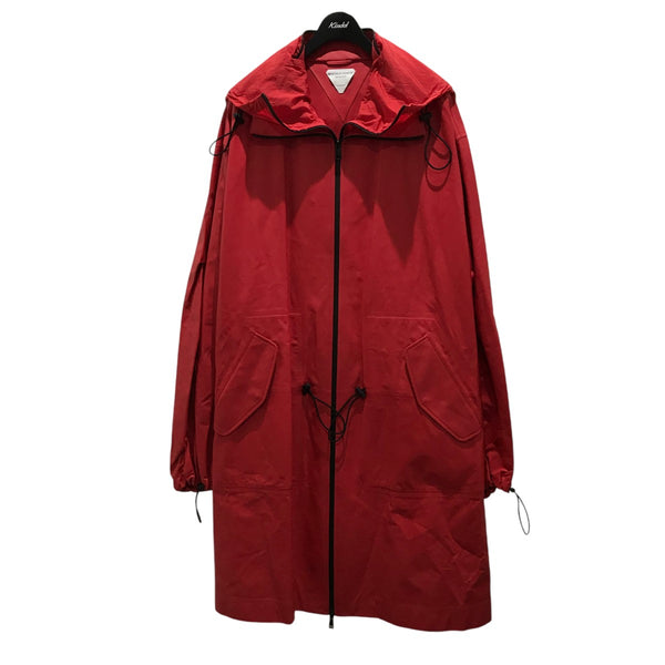 ☆彡ボッテガヴェネタの モード感漂う鮮やかな赤ウールコート ☆彡ボッテガヴェネタの モード感漂う鮮やかな赤ウールコート