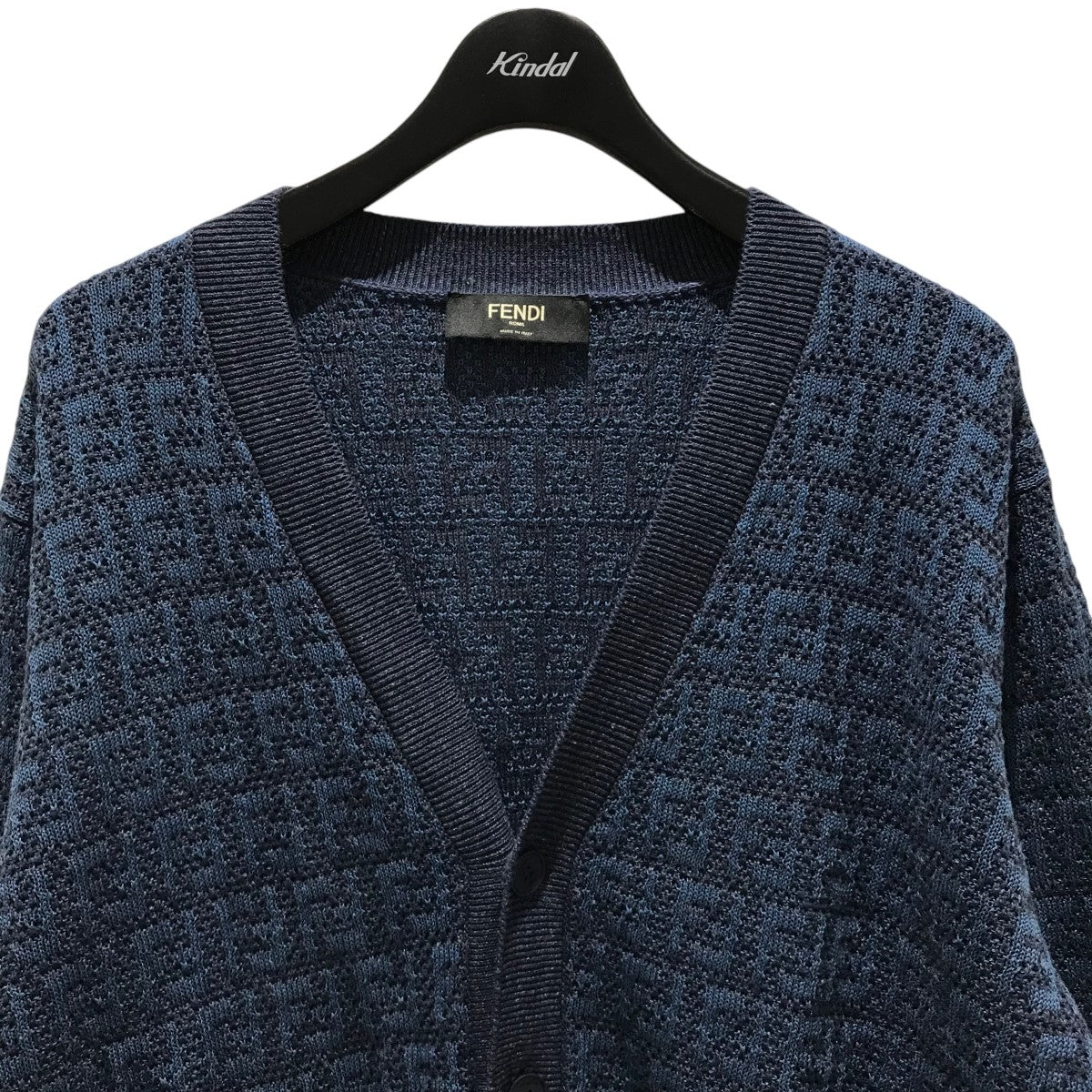 FENDI FFロゴ ズッカ柄 カーディガンFZC433 古着・中古-3枚目のアイテム画像
