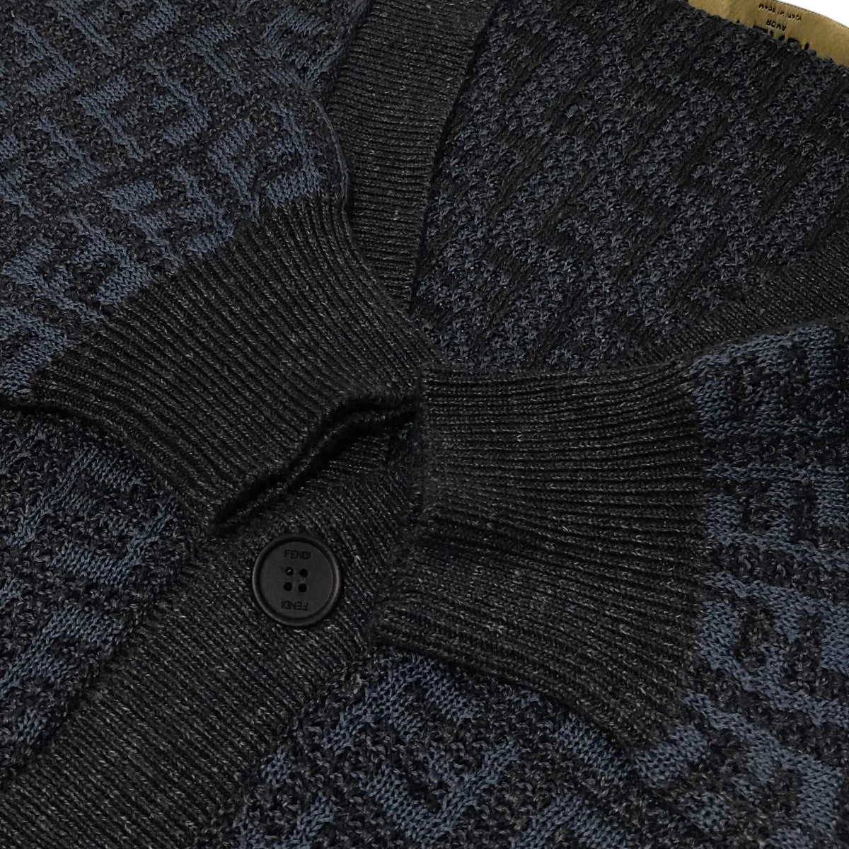 FENDI FFロゴ ズッカ柄 カーディガンFZC433 古着・中古-5枚目のアイテム画像