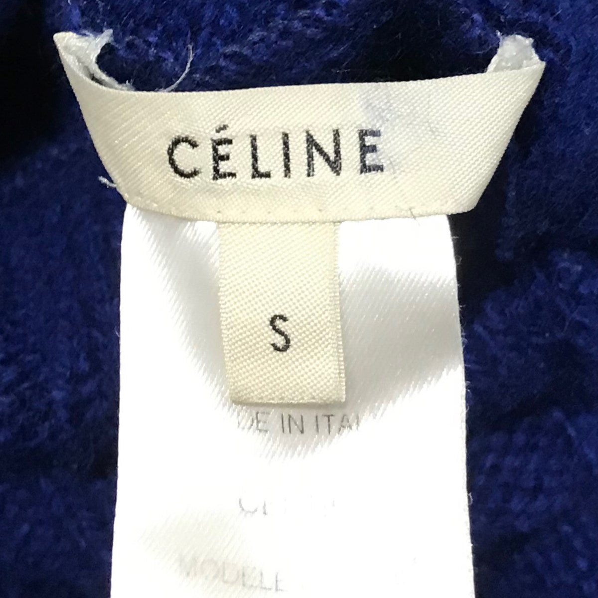 CELINE(セリーヌ) カシミヤ×モヘア タートルネックニットワンピース ブルー サイズ S｜【公式】カインドオルオンライン  ブランド古着・中古通販【kindal】