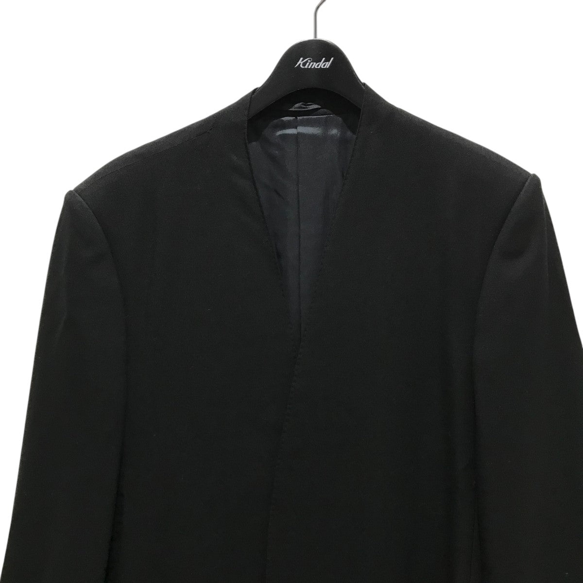 【サイズ44】　ラッドミュージシャン　ブラック羽織コート LAD MUSICIAN(ラッドミュージシャン) 09AW wool chester coat